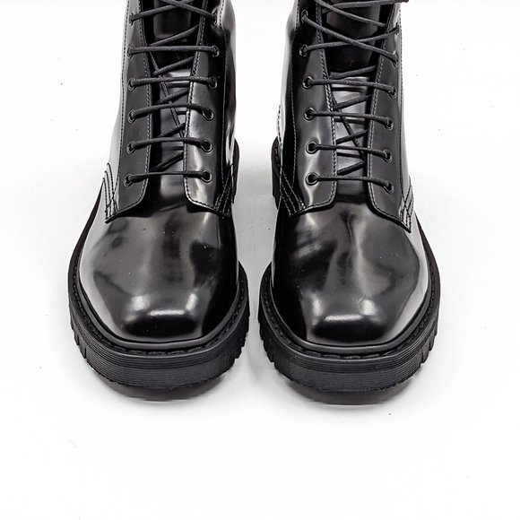 The Row Women Ranger Black Leather Lace-up Combat Boots size 9.5US EUR 39.5 - Picture 12 of 12